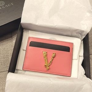 COPY - Versace pink Virtus card holder